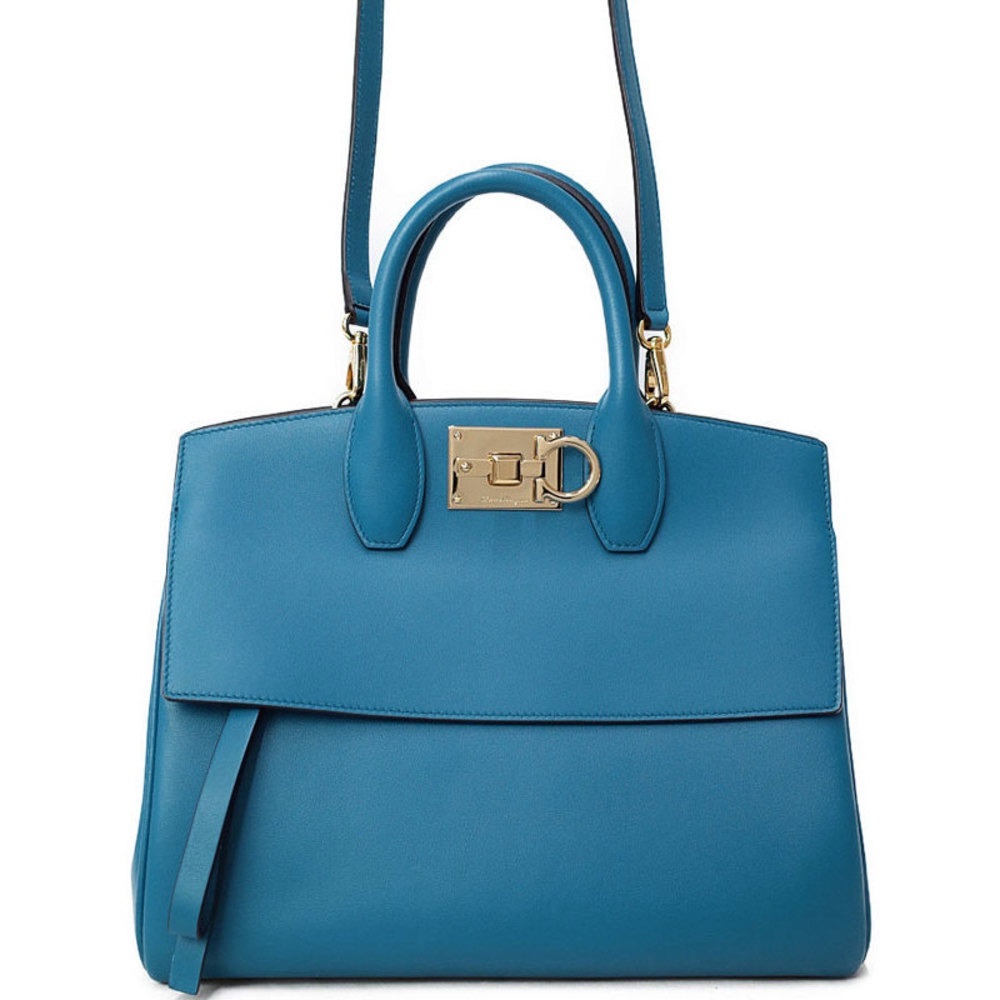 Salvatore Ferragamo studio satchel bag NWT - Picture 2 of 13